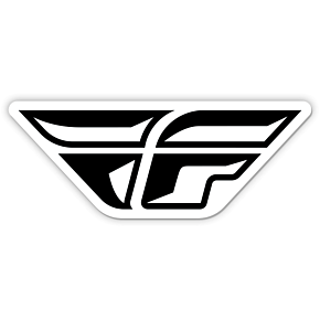 FLY RACING Sticker F-wing 4" 10pk Die Cut Laminated