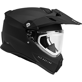 FLY RACING Trekker Cw Solid Helmet Elec Shld Matte Black Xl