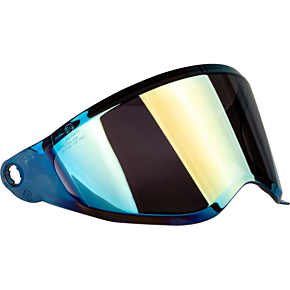 FLY RACING Trekker Helmet Face Shield Gold Iridium