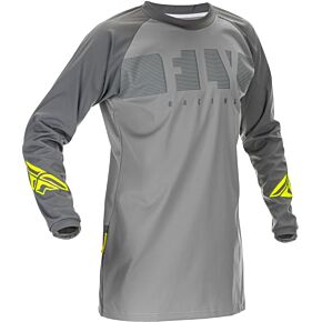 FLY RACING Windproof Jersey Grey/hi-vis Sm