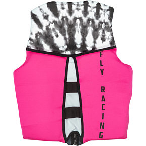 FLY RACING Wmn's Neoprene Flotation Vest Neon Pink/white/black Md