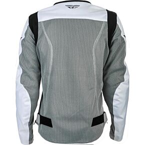 FLY RACING Women's Flux Air Mesh Jacket White/grey Lg