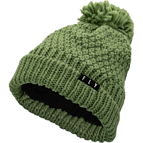 FLY RACING Women's Fly Anna Pom Beanie Green
