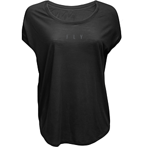 FLY RACING Women's Fly Breezy Tee Black Md