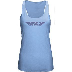 FLY RACING Women's Fly Corporate Tank Light Blue Lg