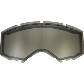 FLY RACING Youth Dual Lens With Vents Silver Mirror/smoke