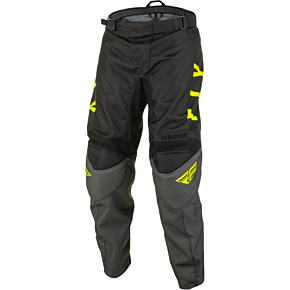 FLY RACING Youth F-16 Pants Grey/black/hi-vis Sz 24