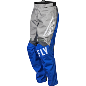 FLY RACING Youth F-16 Pants Grey/blue Sz 26