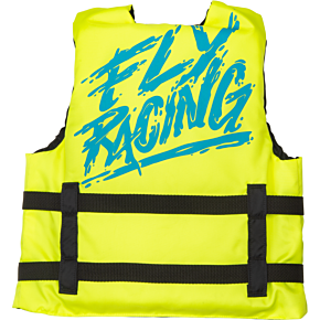 FLY RACING Youth Flotation Vest Hi-vis/blue
