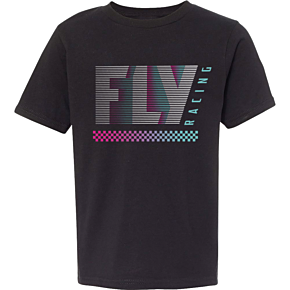 FLY RACING Youth Fly Flex Tee Black Ym
