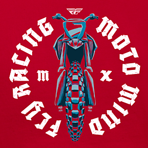 FLY RACING Youth Fly Moto Mind Tee Red Ys