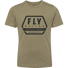 FLY RACING Youth Fly Track Tee Olive Yl