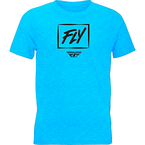 FLY RACING Youth Fly Zoom Tee Blue Ym