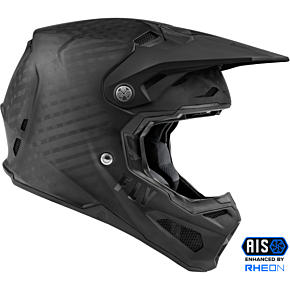 FLY RACING Youth Formula Carbon Solid Helmet Matte Black Carbon Yl