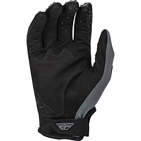 FLY RACING Youth Kinetic Gloves Dark Grey/black Yl