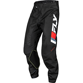 FLY RACING Youth Kinetic Prix Pants Red/grey/white Sz 26