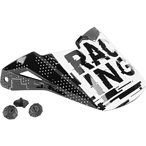 FLY RACING Youth Kinetic Scan Visor Black/white