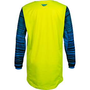 FLY RACING Youth Kinetic Wave Jersey Hi-vis/blue Yx
