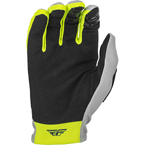 FLY RACING Youth Lite Gloves Grey/teal/hi-vis Ys