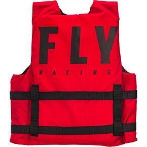 FLY RACING Youth Nylon Vest Red