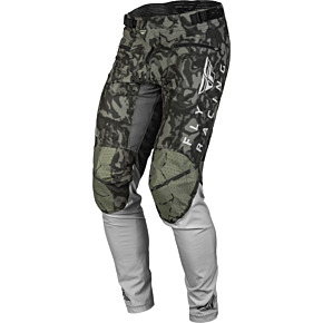 FLY RACING Youth Radium Bicycle Pants Dark Grey Camo/grey Sz 20