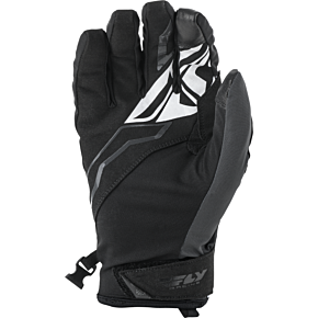 FLY RACING Youth Title Gloves Black/grey Sz 06