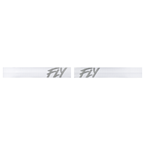 FLY RACING Youth Zone Goggle White W/ Dark Smoke/smoke Lens