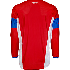 FLY RACING Yth Kinetic Mesh Khaos Jersey Red/white/blue Yl