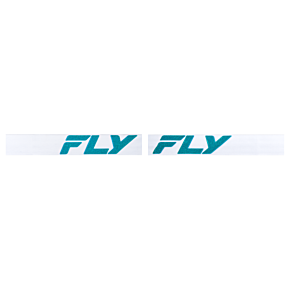 FLY RACING Zone Elite Goggle White/teal W/ Blue/teal Mir/sky Blue Lens