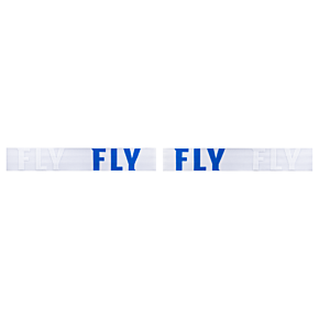 FLY RACING Zone Pro Goggle White/blue W/ Sky Blue Mirror/smoke Lens