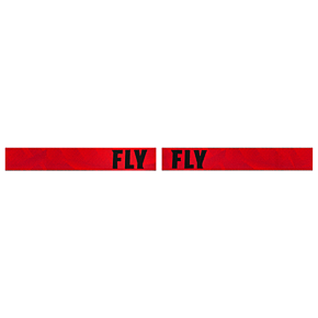 FLY RACING Zone Pro Snow Goggle Black/red W/ Org Mirror/plrzd Smke Lns