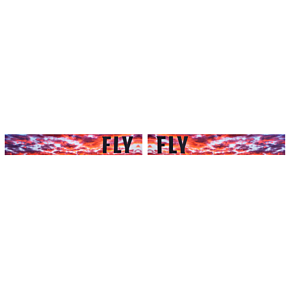 FLY RACING Zone Pro Snw Goggle Blk/sunset W/ Red Mirror/plrzd Smoke Lens