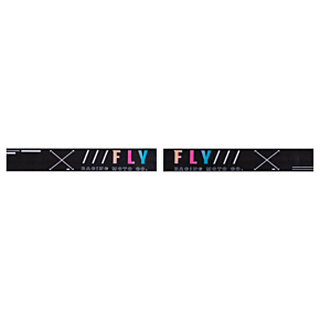 FLY RACING Zone S.e. Goggle Black/sunset W/ Sky Blue Mirror/smoke Lens