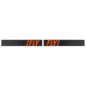 FLY RACING Zone Snow Goggle Black/orange W/ Red Mirror/amber Lens