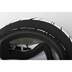 FLY RACING Zone W/c Goggle Black/white W/dark Smoke Lens