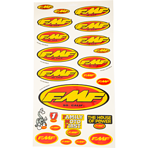 FMF Assorted Sticker Sheet