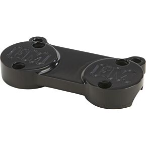 FORBIDDEN Riser Top Clamp Black W/gauge Mount Tabs