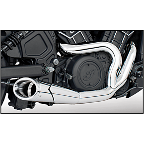 FREEDOM Combat 2-1 Shorty Chrome W/chrome Tip `14-up Scout