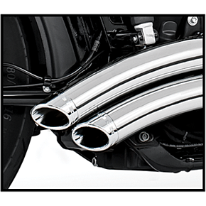 FREEDOM Sharp Curve Radius Chrome W/chrome Tip M8 Softail