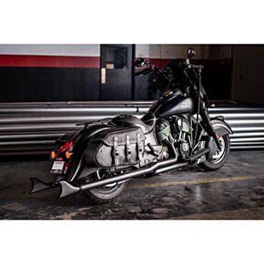 FREEDOM True-dual Headers 2.5" Black W/sharktails `14-up Indian