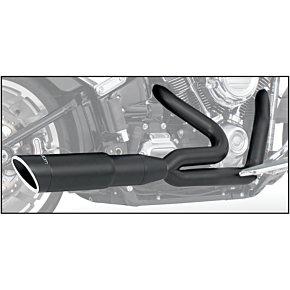 FREEDOM Union 2-1 Black `86-17 Softail