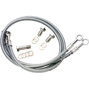 GALFER Brake Line Front Silver Honda
