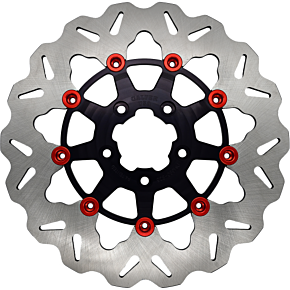 GALFER Rotor 11.5" Floating Wave Rr Black/red Buttons