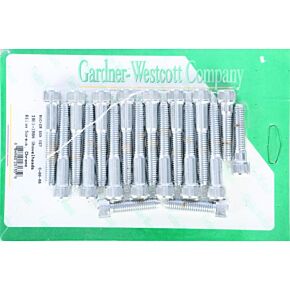 GARDNERWESTCOTT Rocker Box Cover Set Chrome 81-84 Shovelhead