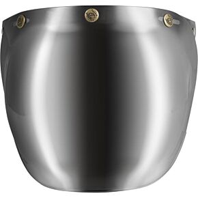 GMAX Bubble Shield 3-snap Flip-up Silver Iridium Universal