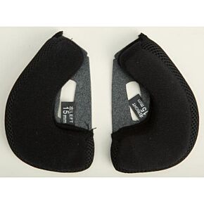 GMAX Cheek Pads 15mm Fits Xs-sm Gm-32