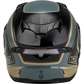 GMAX Ff-98 Aftershock Helmet Grey/metallic Gold Sm