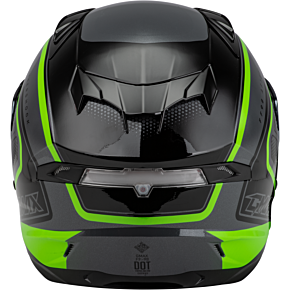 GMAX Ff-98 Aftershock Helmet Grey/neon Green Md