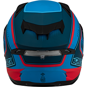 GMAX Ff-98 Aftershock Helmet Matte Blue/red 3x