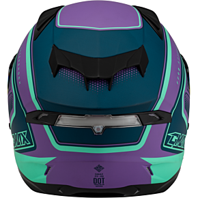 GMAX Ff-98 Aftershock Helmet Matte Purple/blue Sm